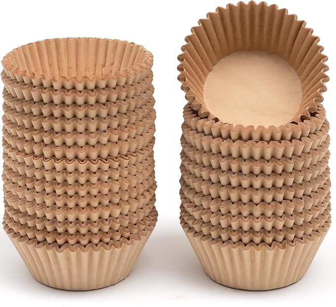 qiqee Coffee Cupcake Liners, 300 Count, Jumbo Size