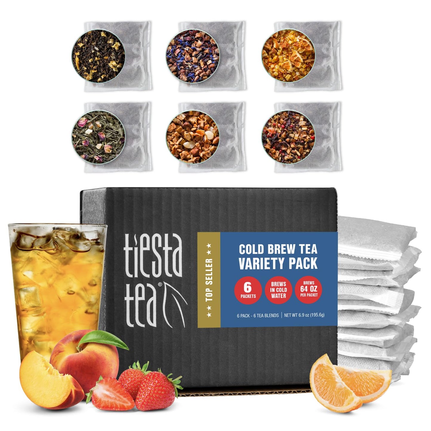 Tiesta Tea - Herbal & Rooibos Tea Sampler Dry Flight Set, Loose Leaf