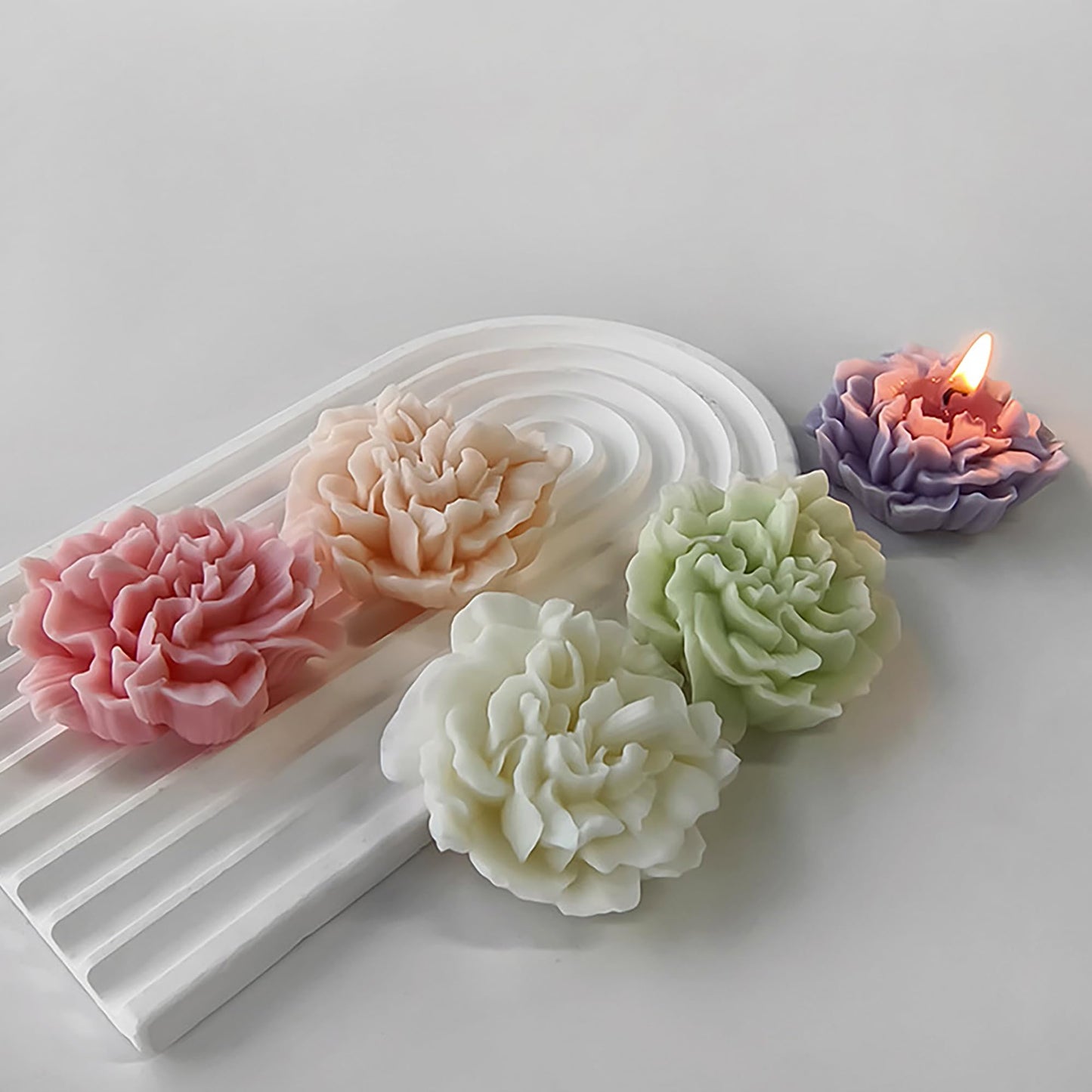 Honeycomb Silicone Cylinder Mold for Resin Casting & Candle Making