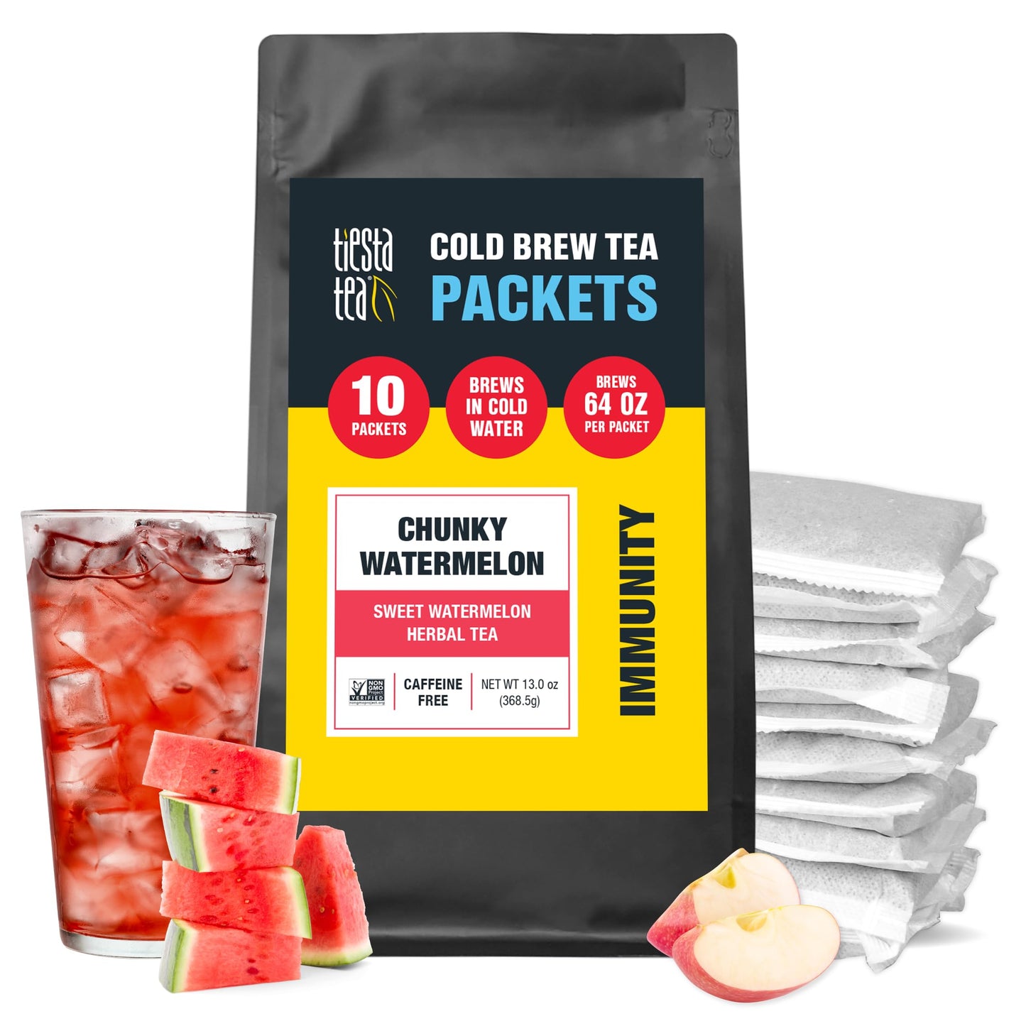 Tiesta Tea - Peach Party Cold Brew, Peach Hibiscus Herbal Tea