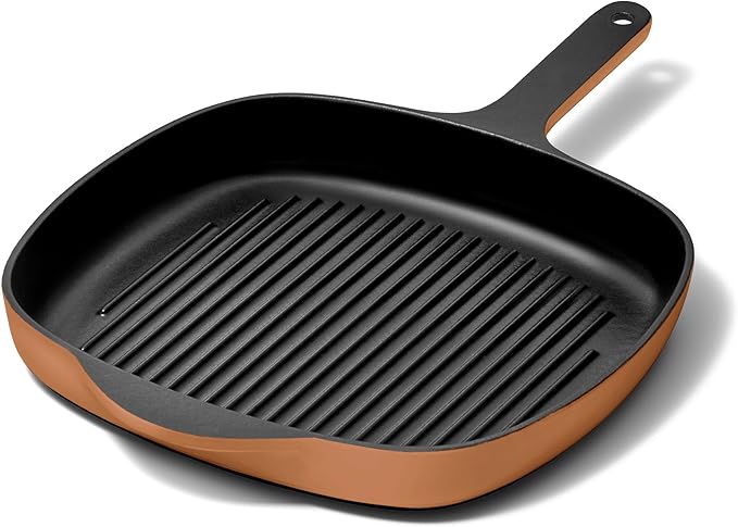 Caraway Enameled Cast Iron 10.5" Grill Pan