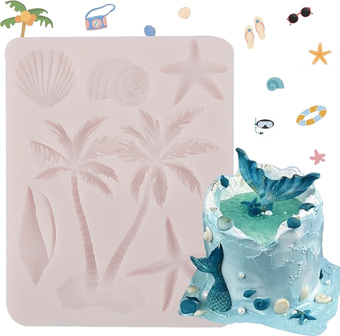 Leaf Fondant Molds, Succulents Trailing Leaves Cake Decorating Silicone Mold for Chocolate Candy Mousse Cookies Marzipan, Kitchen Baking Tools, Clay Resin Projects