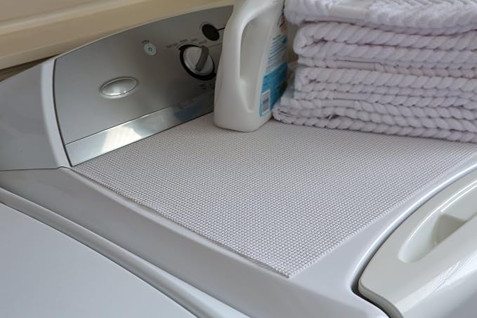 Duck Brand Select Grip EasyLiner Shelf and Drawer Liner, Non-Adhesive, 12-Inch x 10-Feet, Non-Adhesive, White, 1359539