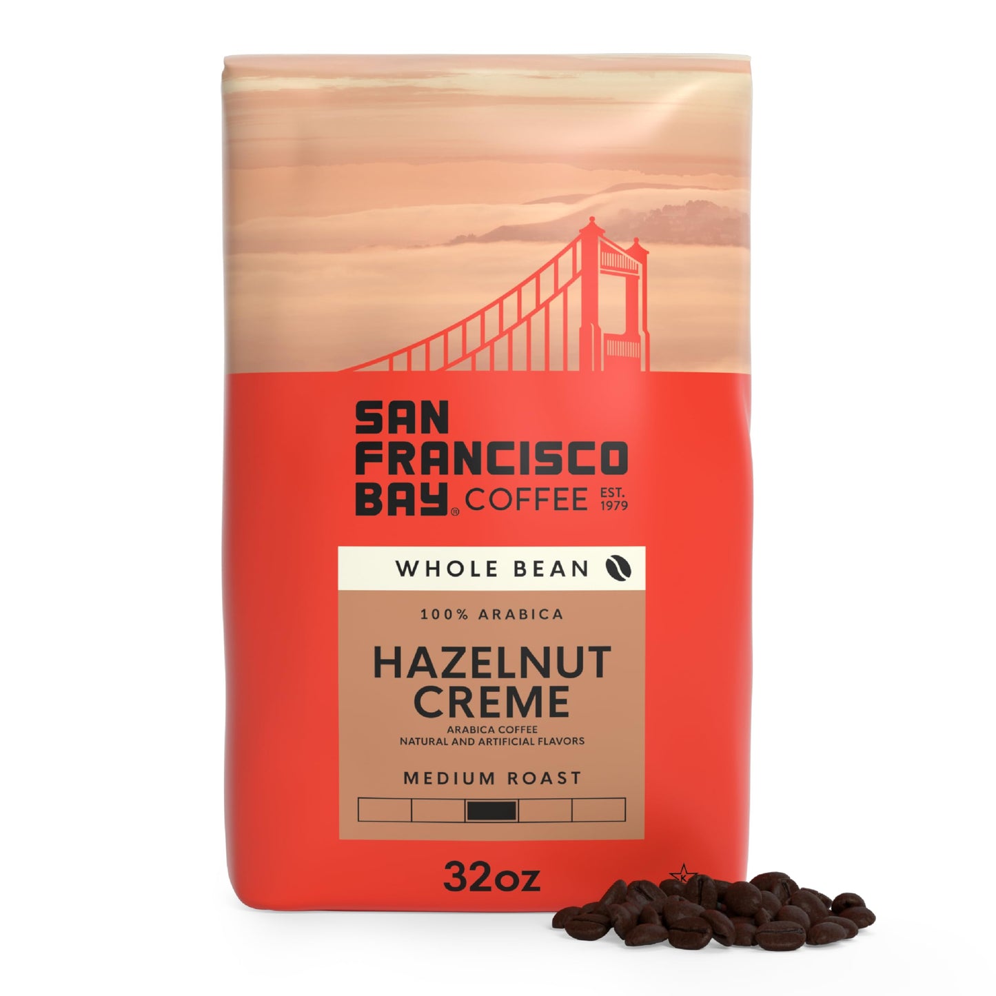 San Francisco Bay Coffee DECAF Gourmet Blend Whole Bean Coffee, 2 lb bag