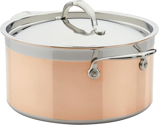 Hestan - CopperBond Collection - 100% Pure Copper Frying Pan, Induction Cooktop Compatible, 12.5-Inch