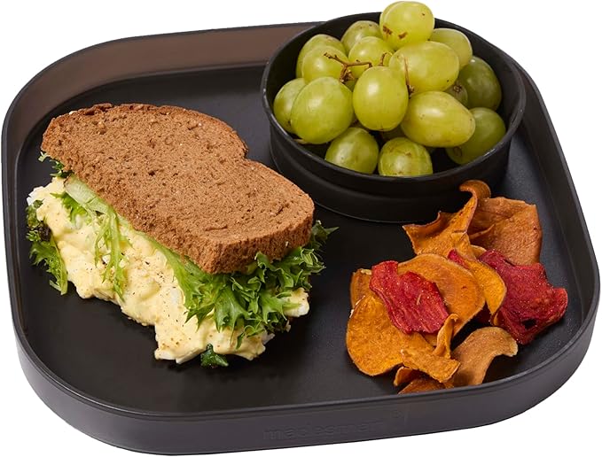 madesmart Dipware Dinner Plate, Carbon