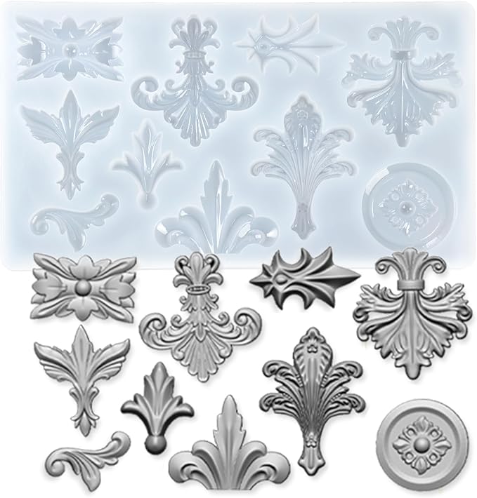 Mermaid and Sea Creatures Clay Molds for Crafts