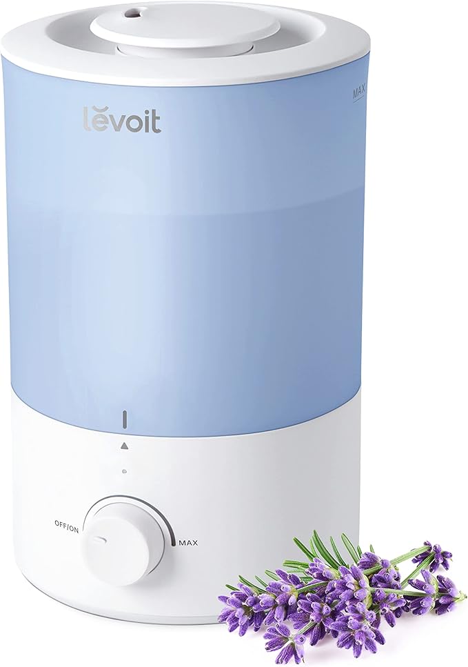 LEVOIT Air Purifier and Humidifier Bundle for Bedroom, Smart WiFi Alexa Control Air Purifier Covers 916 Sq.Ft, Humidifier Provides 25 Hours Moisture