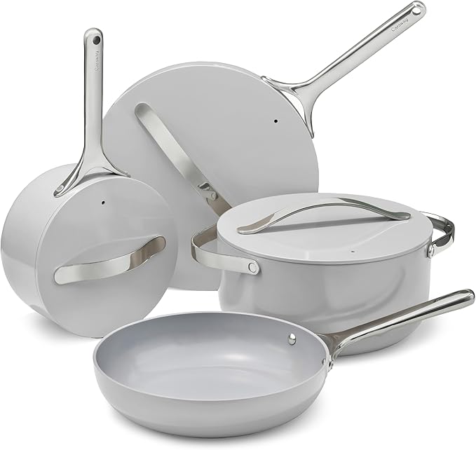 Caraway 16-Piece Deluxe Non-Stick Ceramic Cookware Set