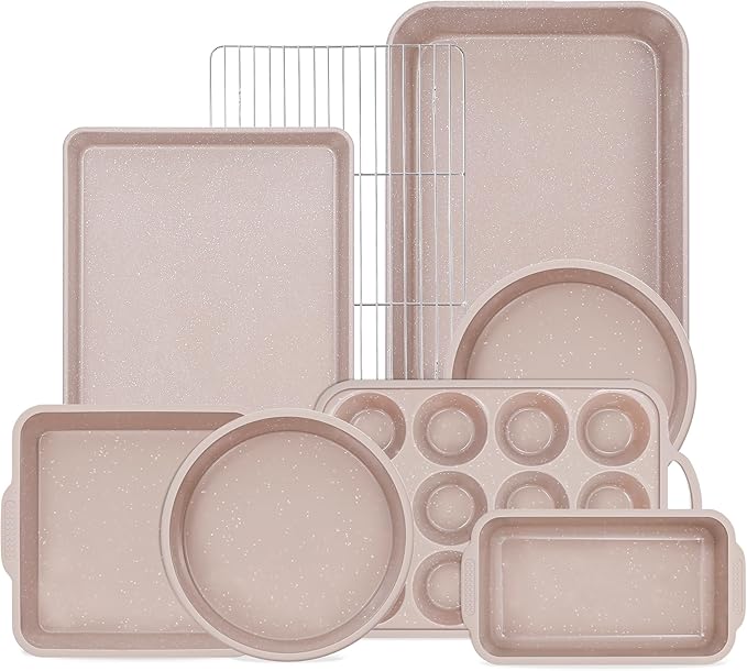 AOTASO 8 Pcs Baking Pans Set