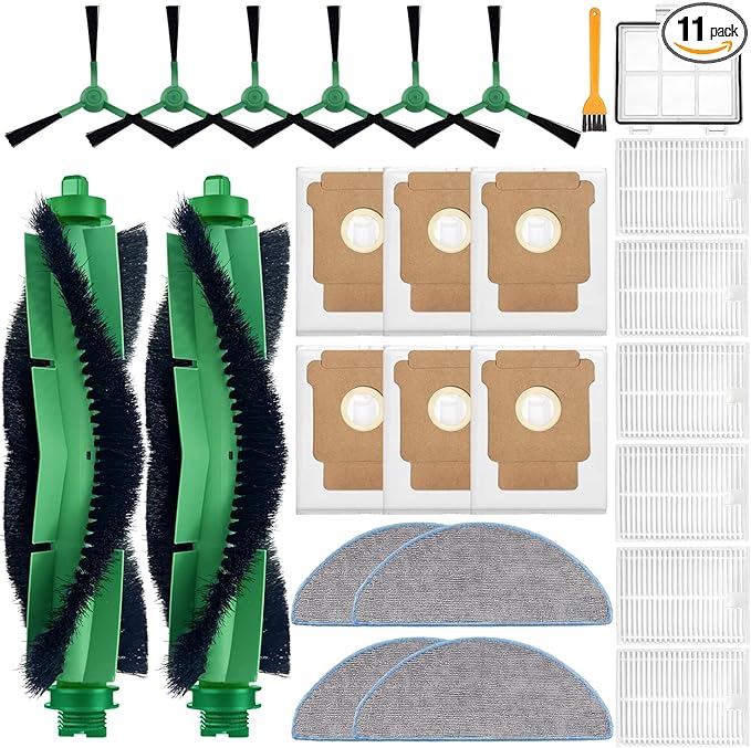 20 Pack Q0520 Vacuum Bags for iRobot Roomba Vacuum 2 Q0520 Essential Robot Vacuum Cleaner,Roomba 105 Combo/Vac,Plus 405 404 505 Combo Max 705 Vac,Max 705 Combo Robot,Disposable Auto-Empty Dust Bin Bag