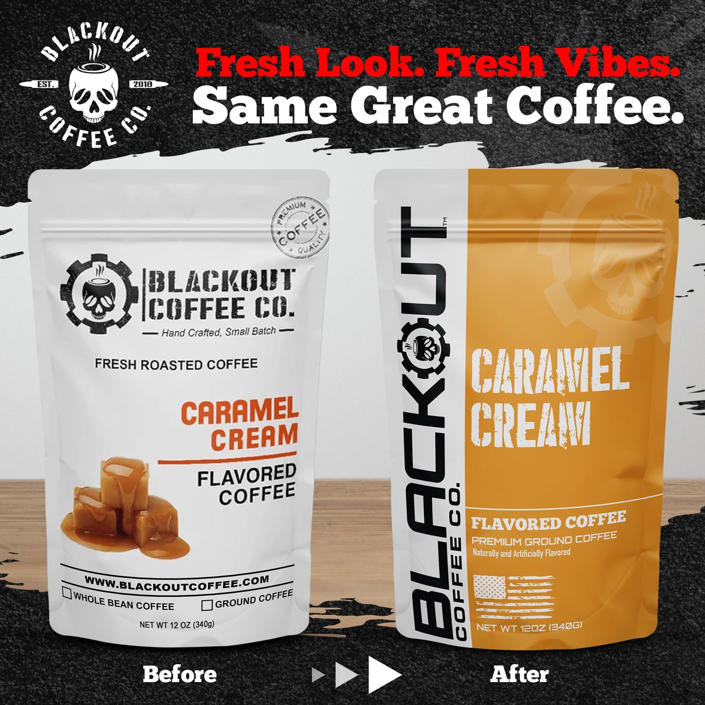 Blackout Coffee Climax Flavored Coffee Pods, 18 Count