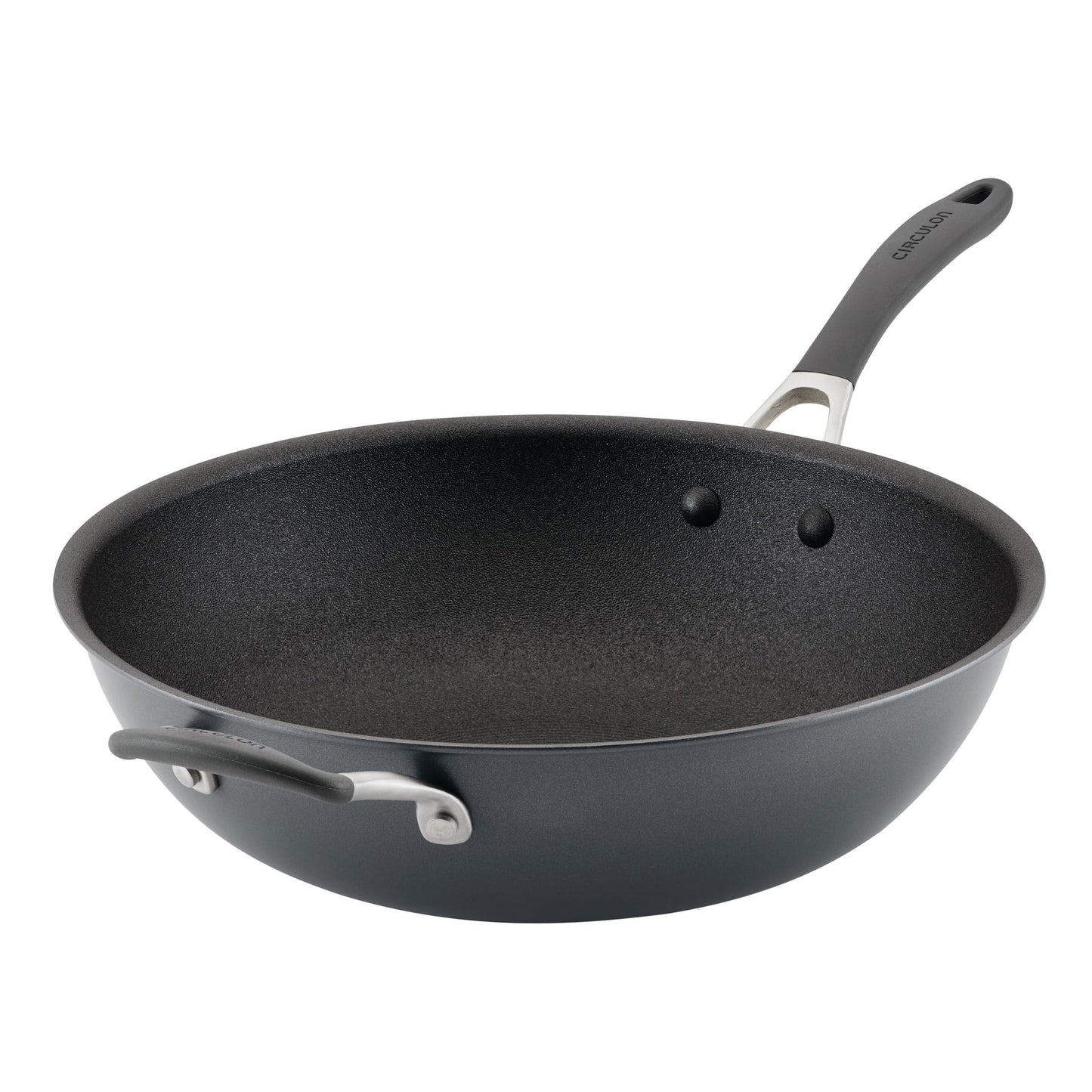 Circulon A1 Series Nonstick Induction Wok with Lid, 14-Inch, Graphite