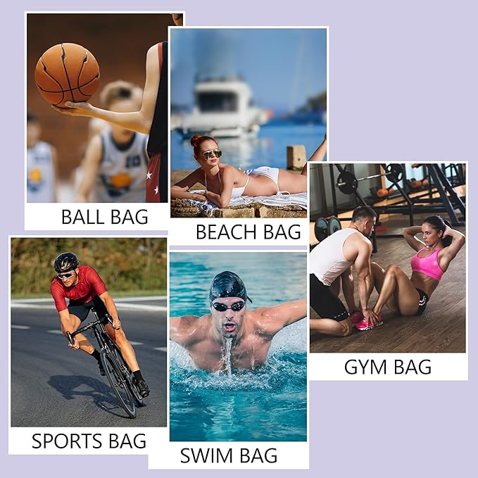 BeeGreen Drawstring Backpack for Men Women Athletic Gym Sports Workout Beach Swim …