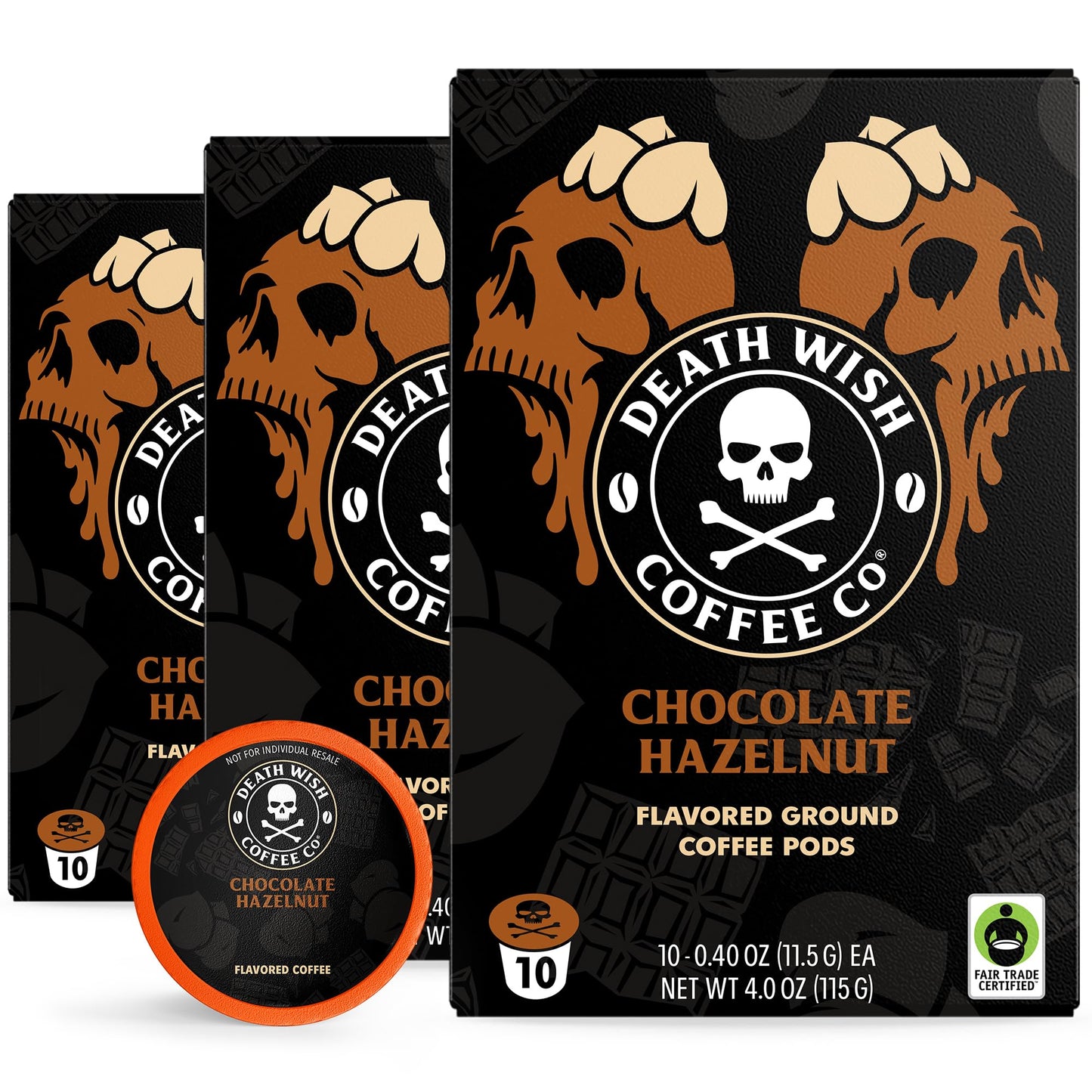 Death Wish Coffee Valhalla Java Medium-Dark Roast Pods, Organic, 50 Count