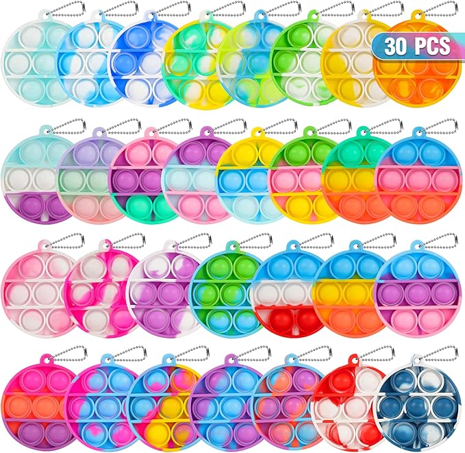 Halloween Pop Fidget Toys Bulk Its Halloween Party Favors for Kids 30 Pack