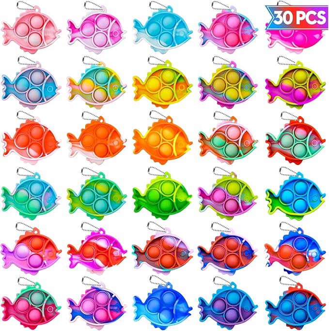 Halloween Pop Fidget Toys Bulk Its Halloween Party Favors for Kids 30 Pack