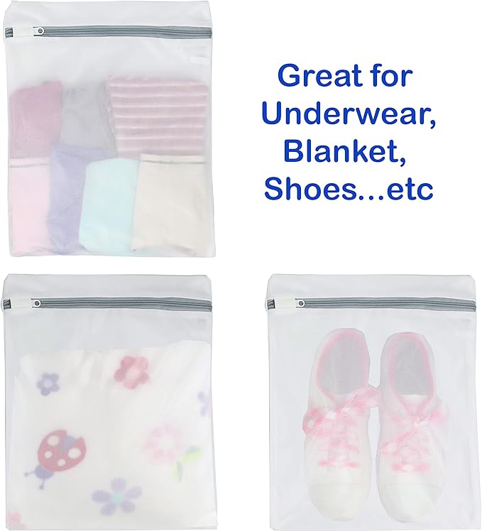 Simple Houseware Laundry Bra Lingerie Mesh Wash Bag (3 Medium)