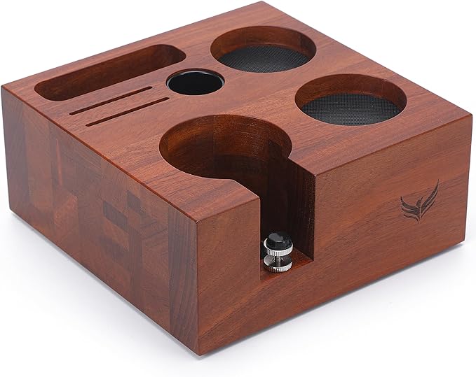 KNODOS 54mm Espresso Tamping Station For Breville Rosewood