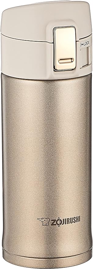 Zojirushi SM-KHE36NL Stainless Steel Mug, 12-Ounce, Champagne Gold