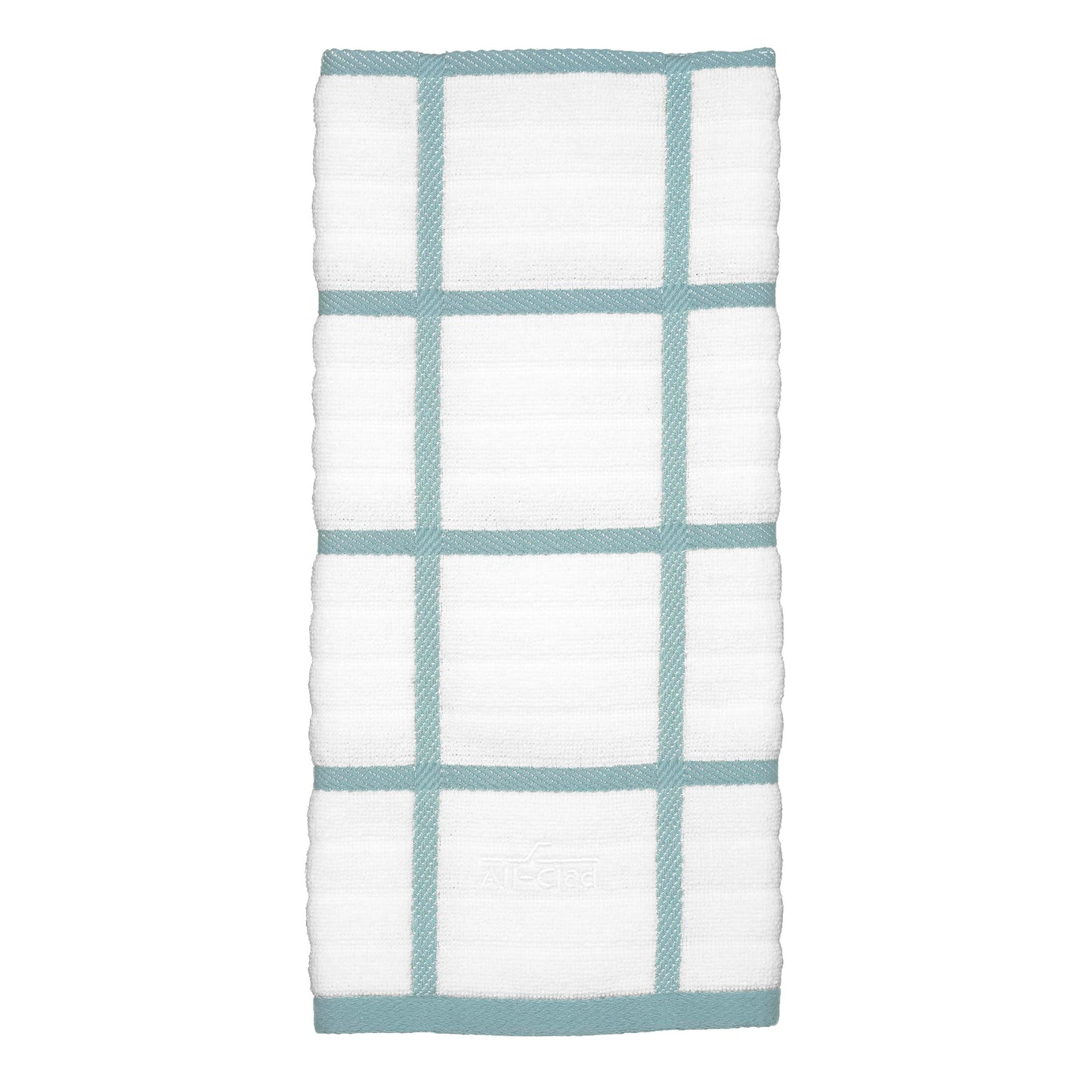 All-Clad Solid Kitchen Towels: Highly Absorbent, Super Soft Long Lasting - 100% Cotton, 17"x30" Tea Towels for Cleaning & Drying Dishes, Pans, Glassware, or Countertops, (2-Pack), Fennel