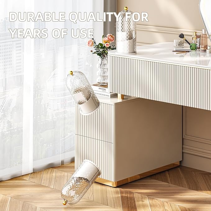 Makeup Brush Holder Organizer with Lid, 360 Rotating Make up Brush Holder with Cover, Dustproof Makup Brush Storage for Vanity Bathroom Countertop, Covered Toothbrush Holder, Clear