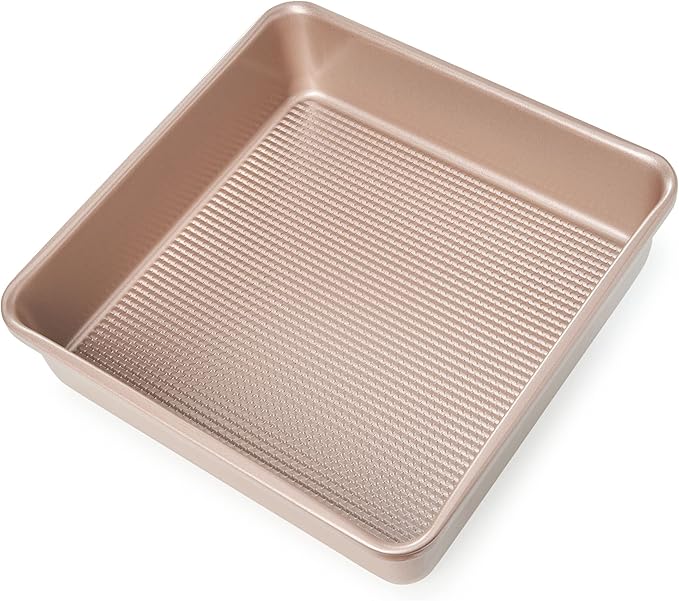 Ultra Cuisine Nonstick Square Cake Pan, Nonstick Baking Pan, 8 x 8 inch