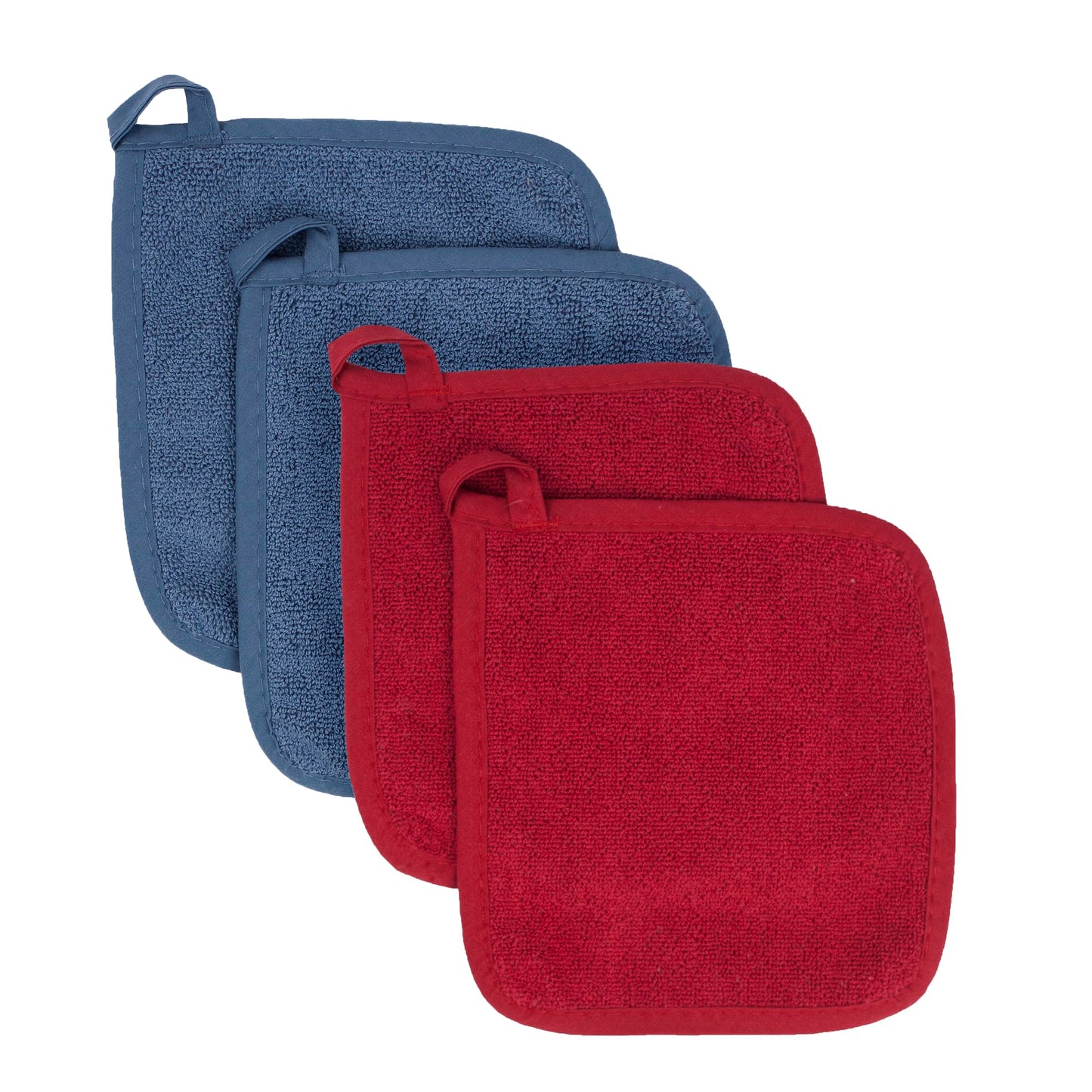 RITZ Terry Potholder & Hot Pad: Unparalleled Heat Resistant, Durable 100% Cotton – Ergonomically Designed for Optimal Grip – Easy-Care Machine Washable – 2-Pack, Latte