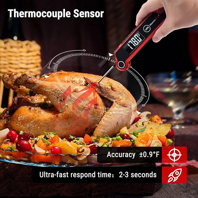 TempPro TempSwift 0.5 SEC Instant Read Meat Thermometer Digital