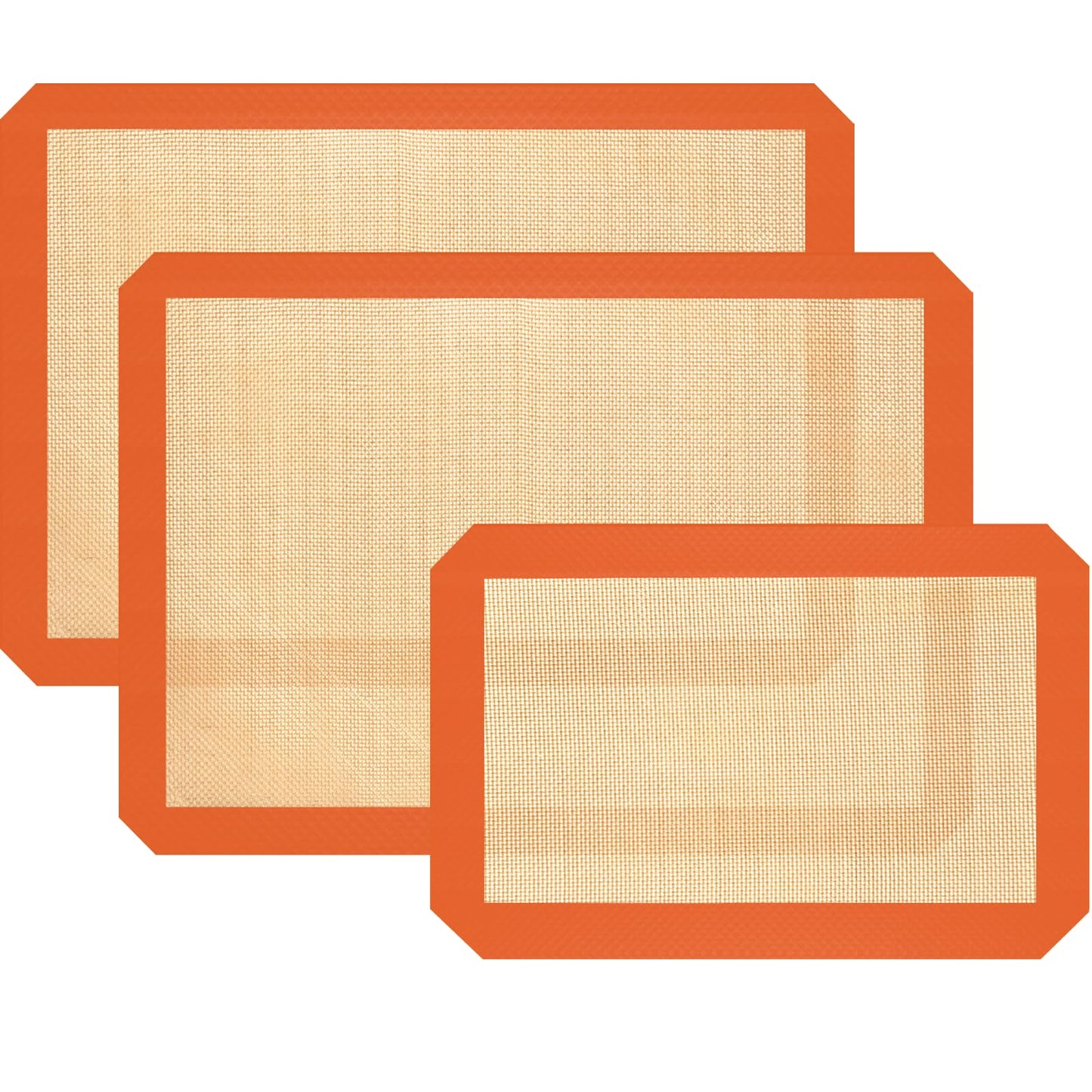 Koolstuffs Silicone Baking Mat, Nonstick and Reusable, 3 Pack