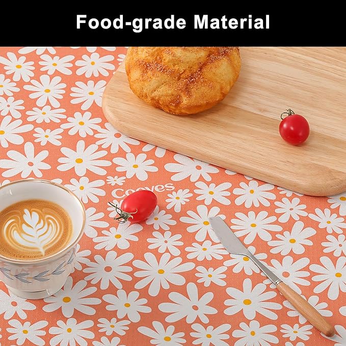 Cooyes Shelf Liner – Premium Non-Adhesive Cabinet & Drawer Liner for Kitchen – Waterproof Shelf Paper with Modern Pattern – Durable EVA Cabinet Mat – Easy to Cut （12" W x 240" L）