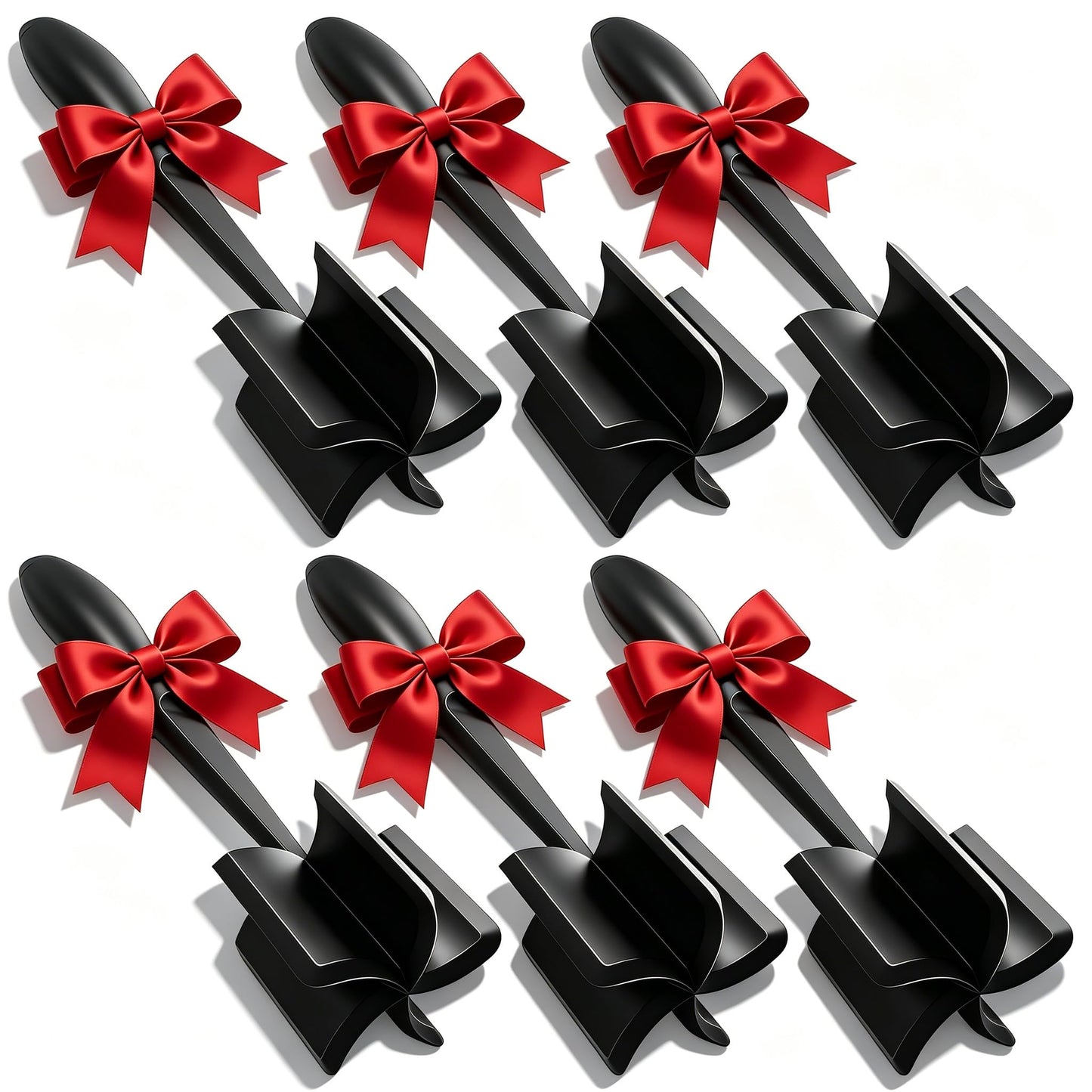 6 Pack Meat Chopper with 5 Curved Nylon Blades