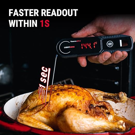 TempPro TempSwift 1 Sec Instant Read Meat Thermometer Digital