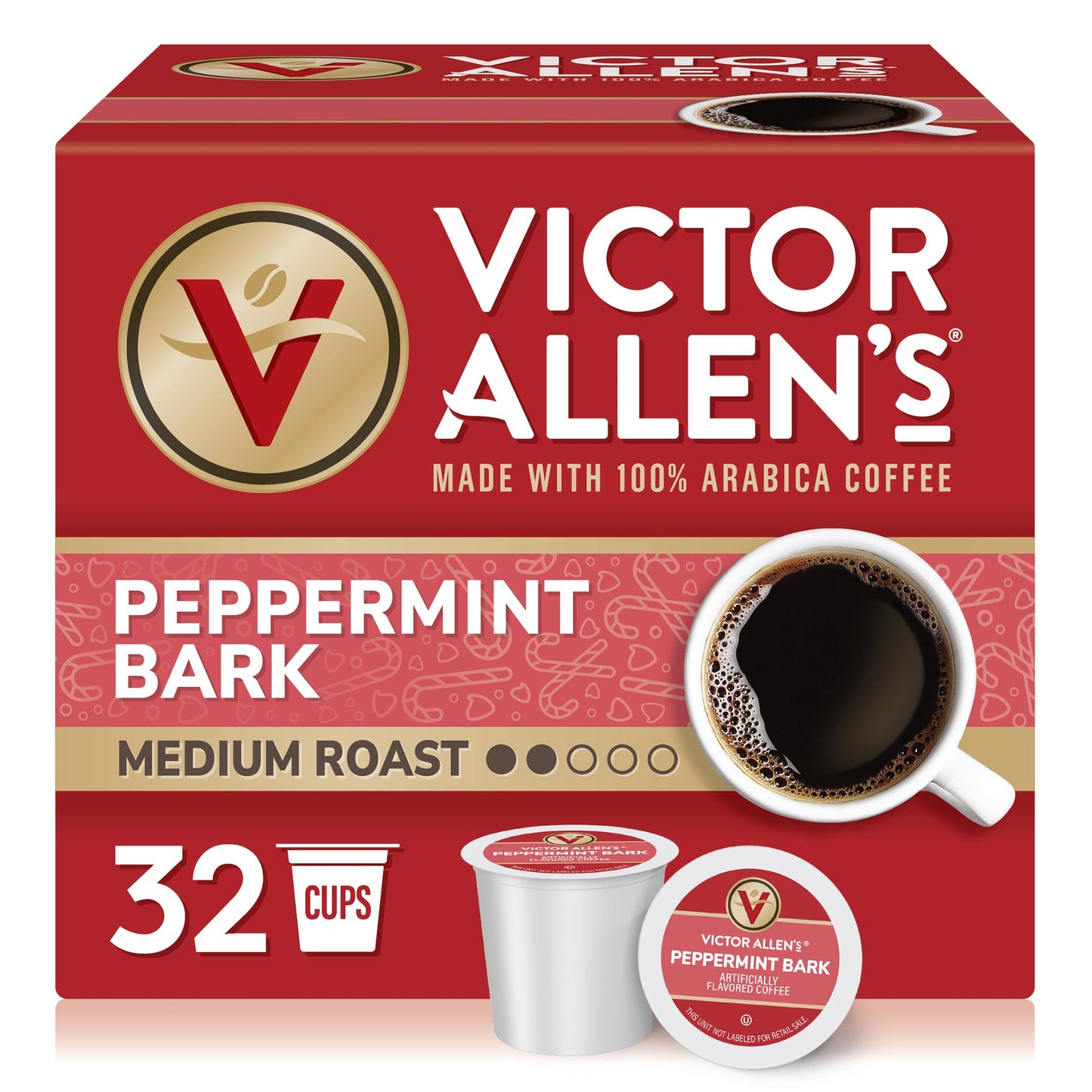 Victor Allen's Coffee Caramel Macchiato Flavored, Medium Roast, 42 Count, Single Serve Coffee Pods for Keurig K-Cup Brewers