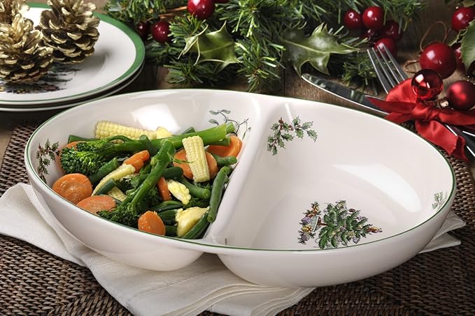 Spode – Christmas Tree – Spode Christmas Tree Divided Dish