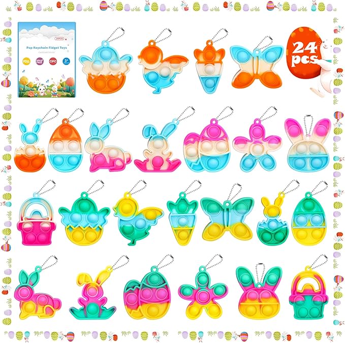 Halloween Pop Fidget Toys Bulk Its Halloween Party Favors for Kids 30 Pack