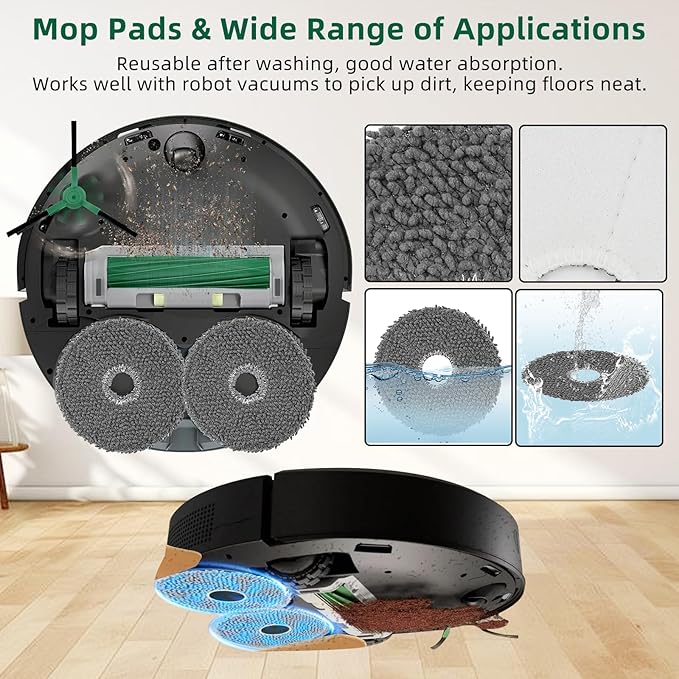 26 Pcs Replacement Kits for irobot Roomba Plus 405/505 Combo Vacuum Cleaner