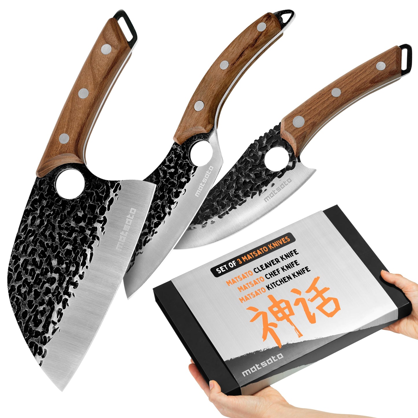 Matsato Chef Knife - Perfect Kitchen Knife for Cooking, Chopping