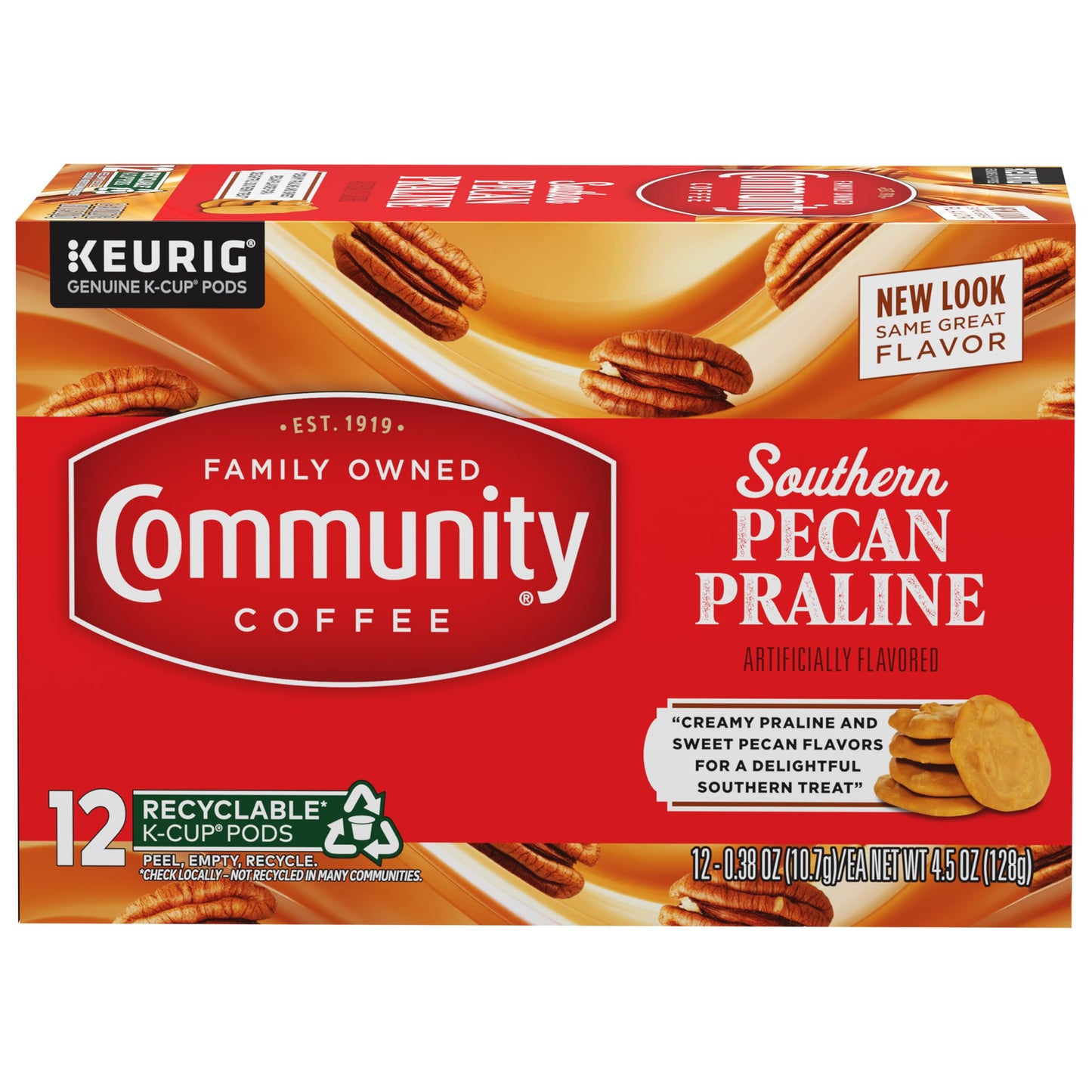 Community Coffee Grandma's Sugar Cookie Keurig K-Cup Pods, Limited Edition Holiday Flavor, Natural Ingredients, 10 Count (Pack of 6)