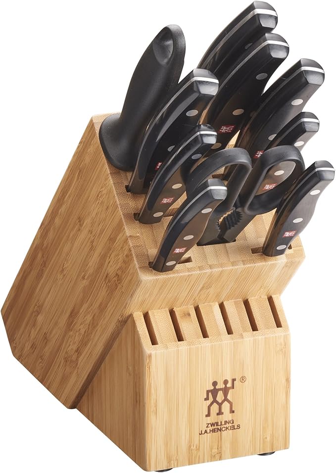 Zwilling Twin Signature 11-Pc Knife Set, Friodur Ice-Hardened Blades