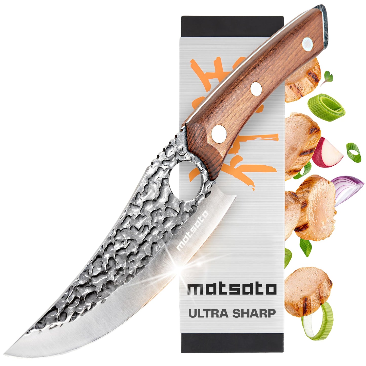 Matsato Chef Knife - Perfect Kitchen Knife for Cooking, Chopping