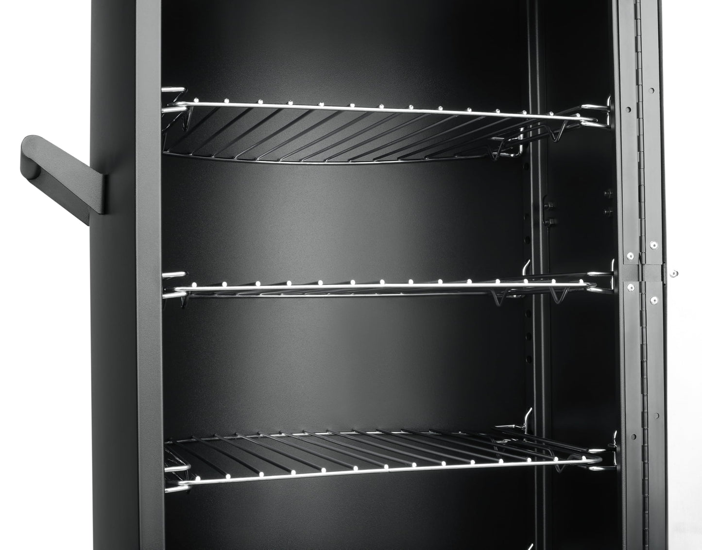Propane Smoker with Cover, Vertical Meat Gas Smoker Grill Outdoor Heavy Duty 3 Removable Smoking Racks, Black