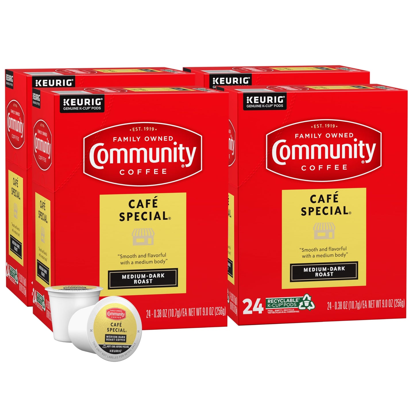 Community Coffee Grandma's Sugar Cookie Keurig K-Cup Pods, Limited Edition Holiday Flavor, Natural Ingredients, 10 Count (Pack of 6)