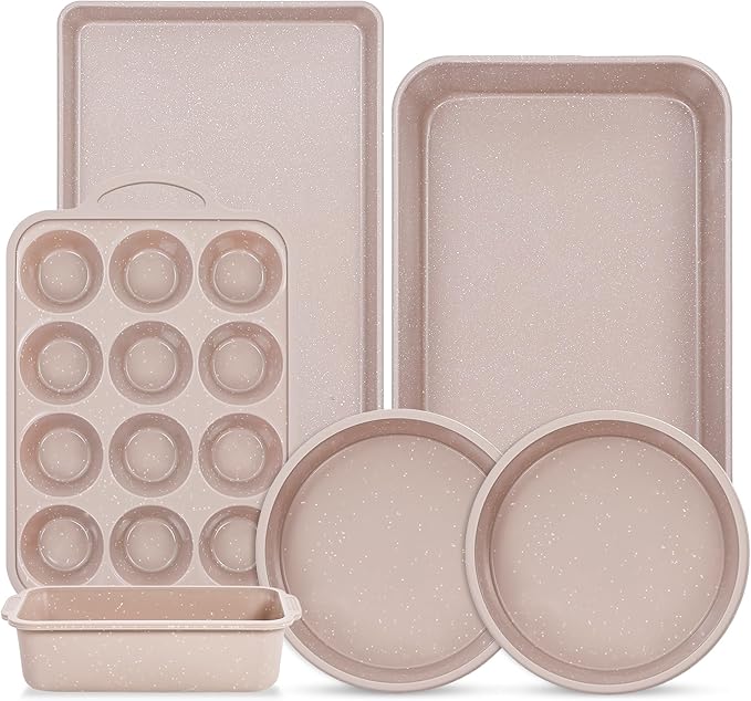 AOTASO 8 Pcs Baking Pans Set
