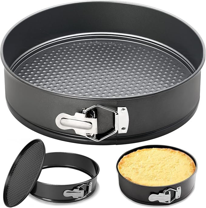 Yetthpowr 6PCS Springform Pan Round Non Stick Cheesecake Pan Durable Cake Baking Pans with Removable Bottom Cake Molds for Baking