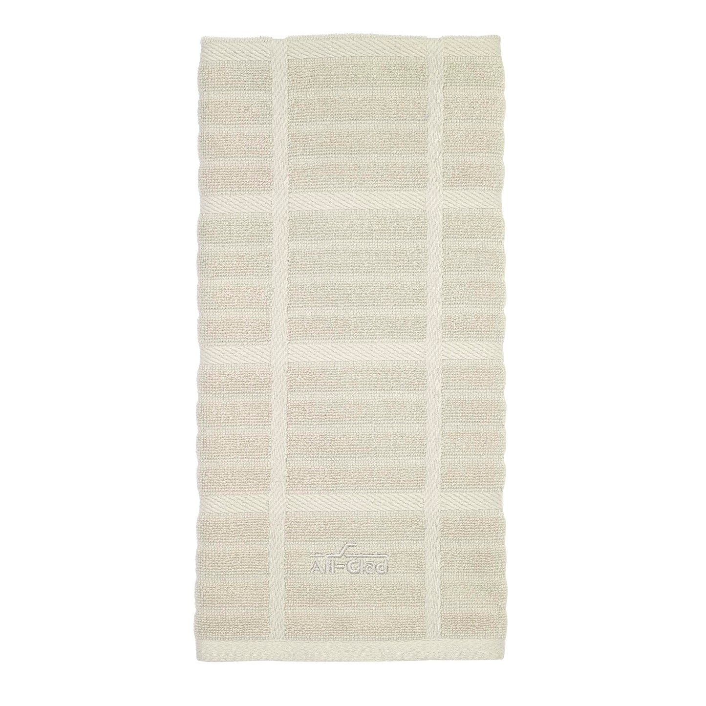 All-Clad Solid Kitchen Towels: Highly Absorbent, Super Soft Long Lasting - 100% Cotton, 17"x30" Tea Towels for Cleaning & Drying Dishes, Pans, Glassware, or Countertops, (2-Pack), Fennel