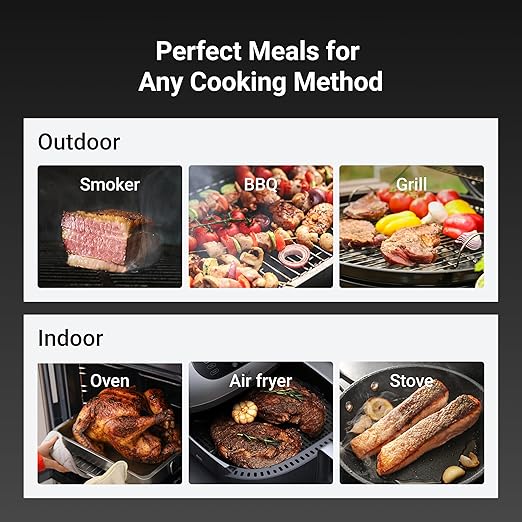 ThermoMaven Sub-1G Smart Wireless Meat Thermometer with Standalone Base