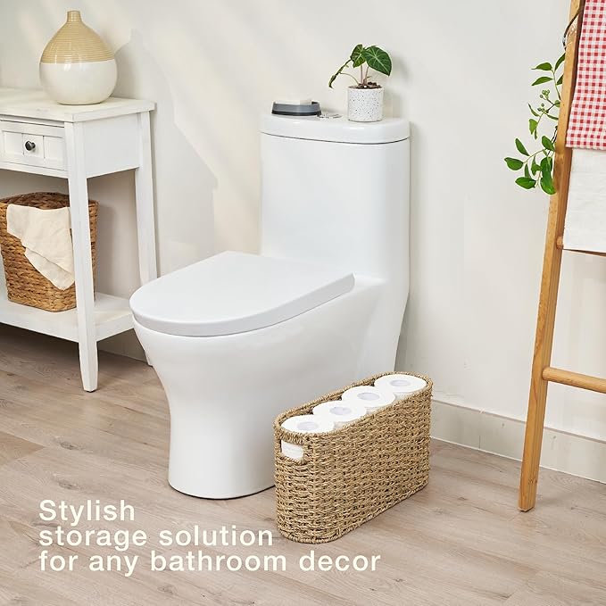 Seagrass Toilet Paper Storage Basket