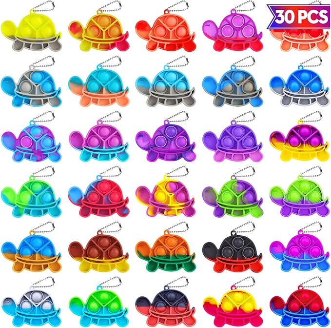 Halloween Pop Fidget Toys Bulk Its Halloween Party Favors for Kids 30 Pack