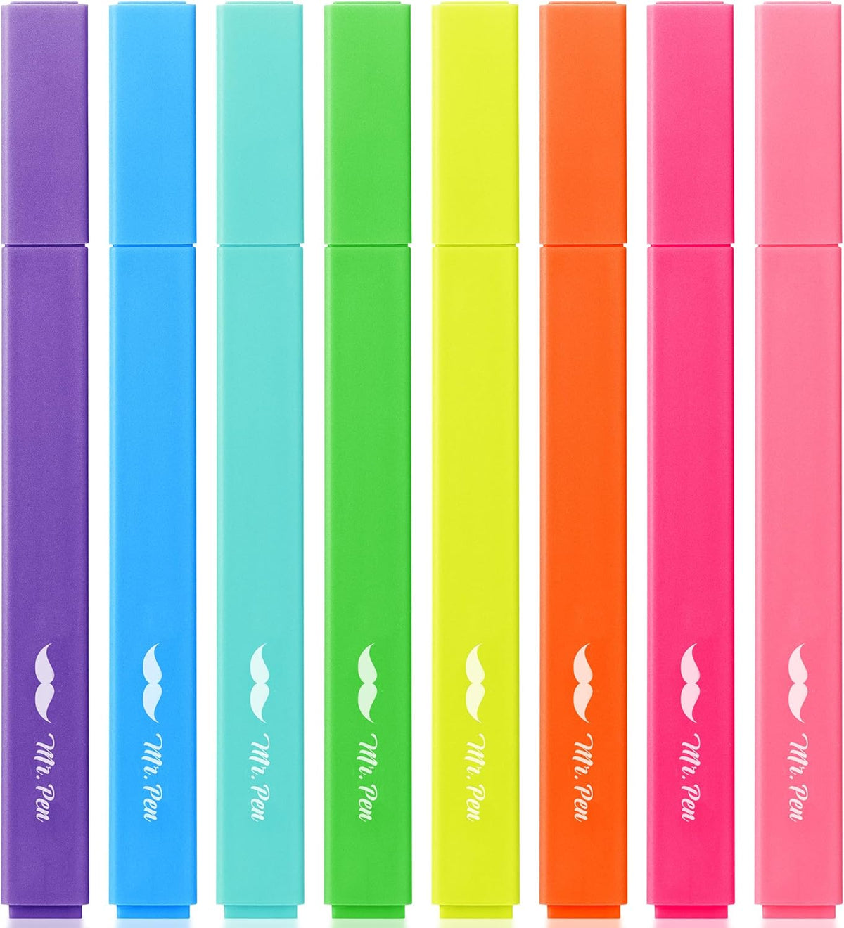 Mr. Pen- Aesthetic Highlighters, 8 pcs, Chisel Tip, Vibrant Colors, Cute Highlighters Assorted Colors, Back to School Supplies